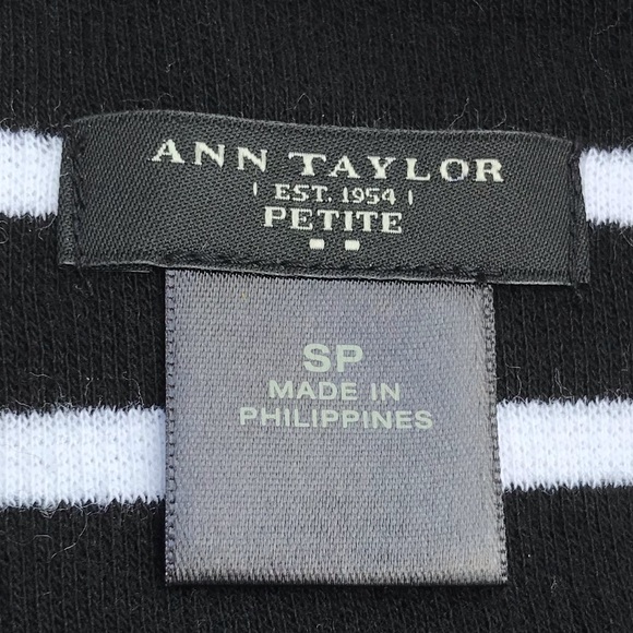 Ann Taylor Peplum Stripe Jacket - Picture 3 of 4